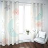 MAYNUO Blackout Curtains, 3D Cartoon Stars and Moon, 140 x 240 cm, 2-Piece Set view 3