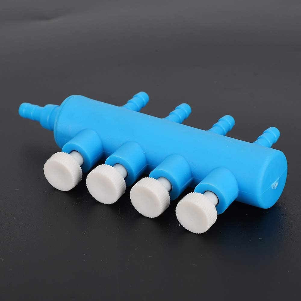 2pcs Aquarium Air Splitters - Flexible Air Pipe Distributor for 4mm Oxygen Pump Connectors