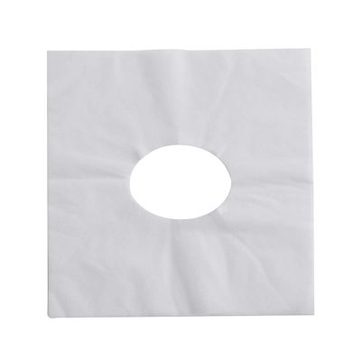 VALICLUD Disposable White Face Hole Covers, Nonwoven, 100 Count