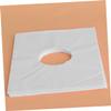 VALICLUD Disposable White Face Hole Covers, Nonwoven, 100 Count view 3
