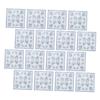 Decorative Floral Paper Napkins, Pack of 5, Blue view 1