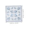 Decorative Floral Paper Napkins, Pack of 5, Blue view 2