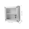 Lockable Aluminum Alloy First-Aid Medicine Cabinet view 2