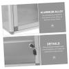 Lockable Aluminum Alloy First-Aid Medicine Cabinet view 3