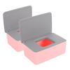 2-Pack Portable PP Baby Wipe Cases, Pink view 1