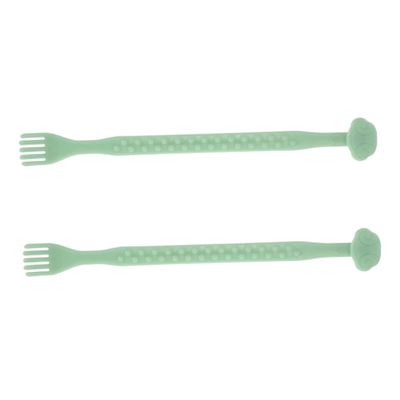 Portable Back Scratcher, 27 Beads, 2-Pack, Green