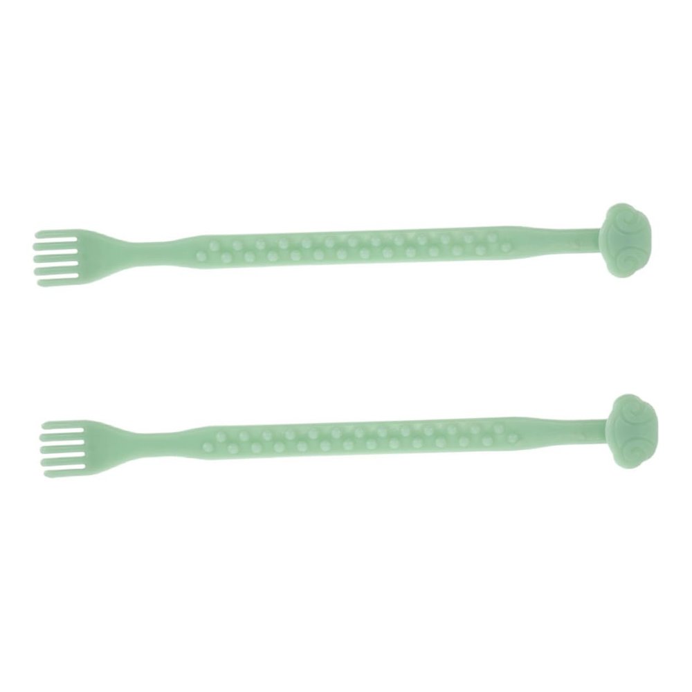 Portable Back Scratcher, 27 Beads, 2-Pack, Green
