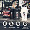 Protein Shaker - 400 mL BPA-Free - Stainless Steel Mixing Ball - Leakproof view 2