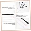 Non-Slip Silicone Eyeglass Temple Tips, 15 Pairs, Transparent view 4