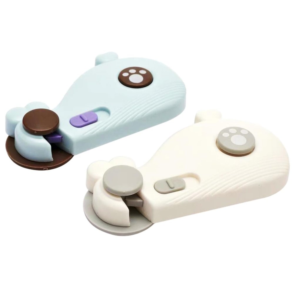 Warmhm 2-Piece Childproof Cabinet Locks for Drawers, Cabinets, Display Cases and Refrigerators