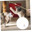 TOYANDONA Interactive Feather Wand Cat Toy with Kitten Design view 2