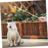 TOYANDONA Interactive Feather Wand Cat Toy with Kitten Design view 4