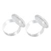 2-Piece Stainless Steel Ring Cups for Eyash Extensions view 1