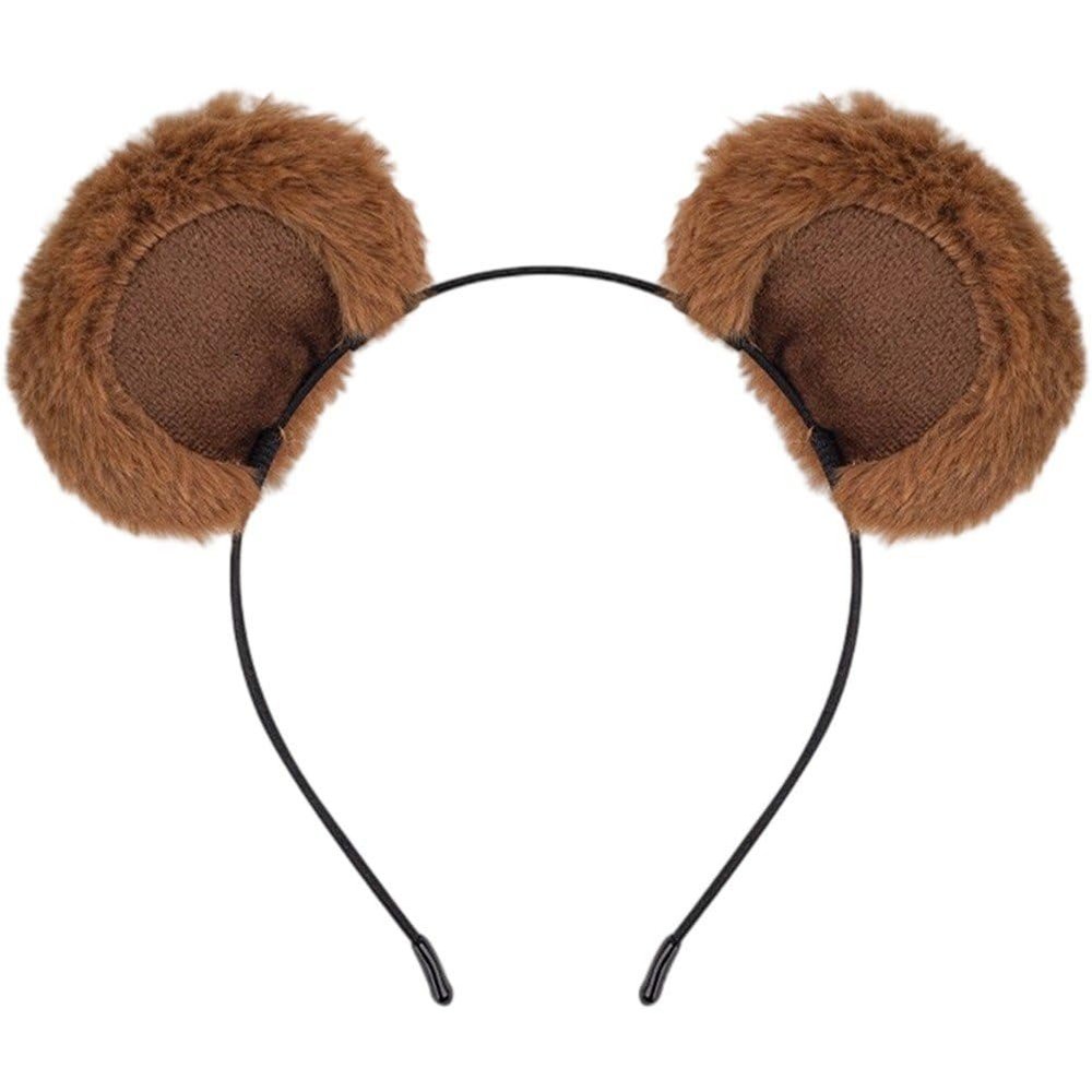 Vobumix Brown Bear Ear Headband