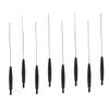 Hearing Aid Cleaning Brushes, 8-Pack, ABS, Black view 1