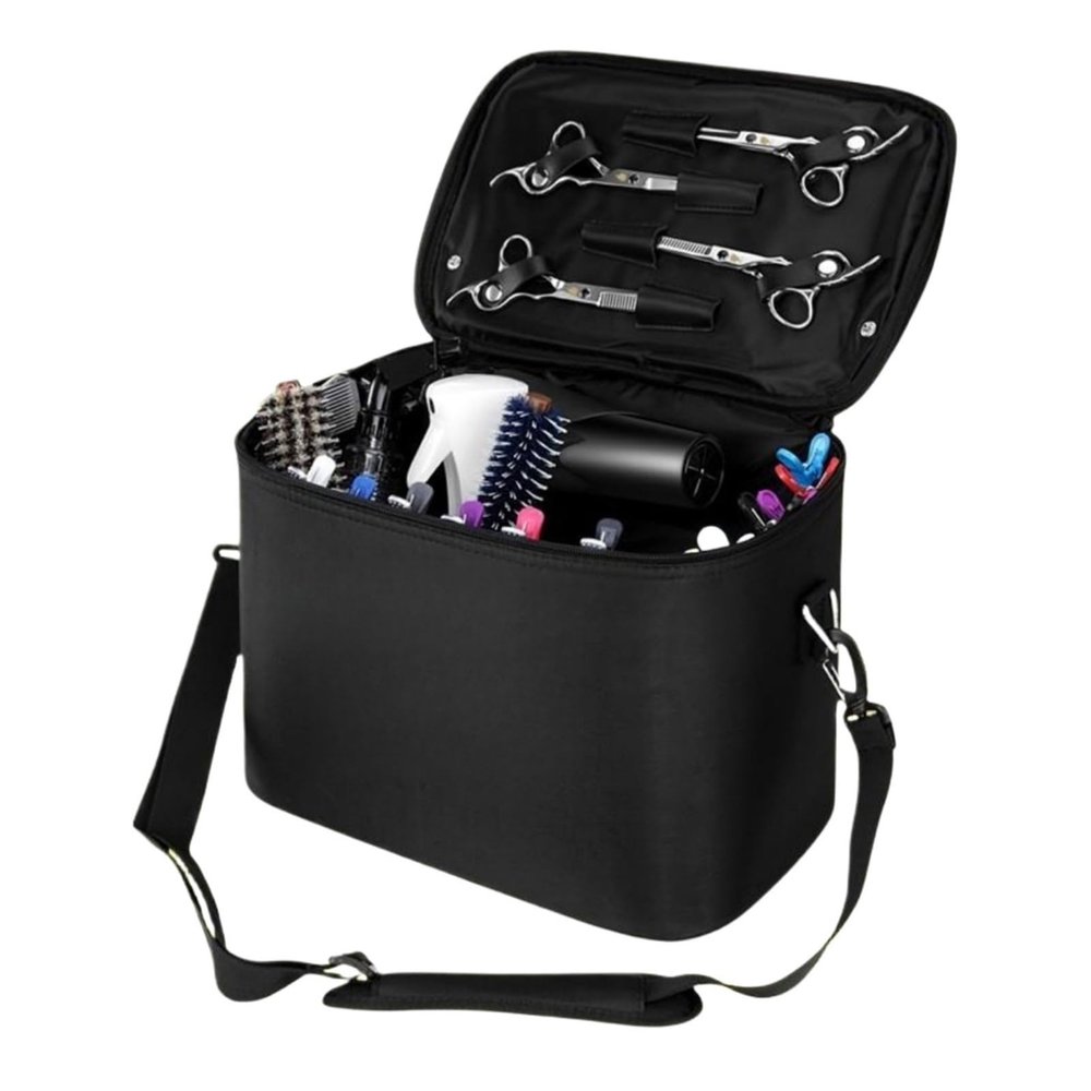 OZLCUA Professional Barber Tool Organizer Bag, Large Capacity, Salon and Travel Case (S)