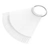Fan-Shaped Plastic Nail Tips for Practice and Display view 1
