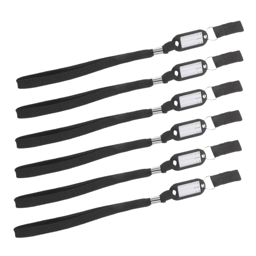 Ipetboom 6-Piece Walking Cane Wrist Straps, Nylon and Plastic