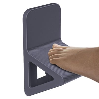 No-Drill Shower Footrest for Shaving