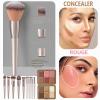 12-Color Concealer & Blush Palette, 2-in-1 Matte Cream Blush and Concealer Palette, Long-Lasting, Smudge-Resistant, Natural-Looking, Blendable, Matte Finish Face Makeup Palette view 4