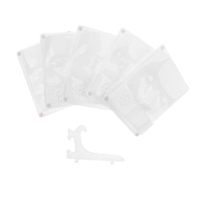 Ipetboom Adjustable-Angle Plastic Eyelash Extension Practice Tray with Stand