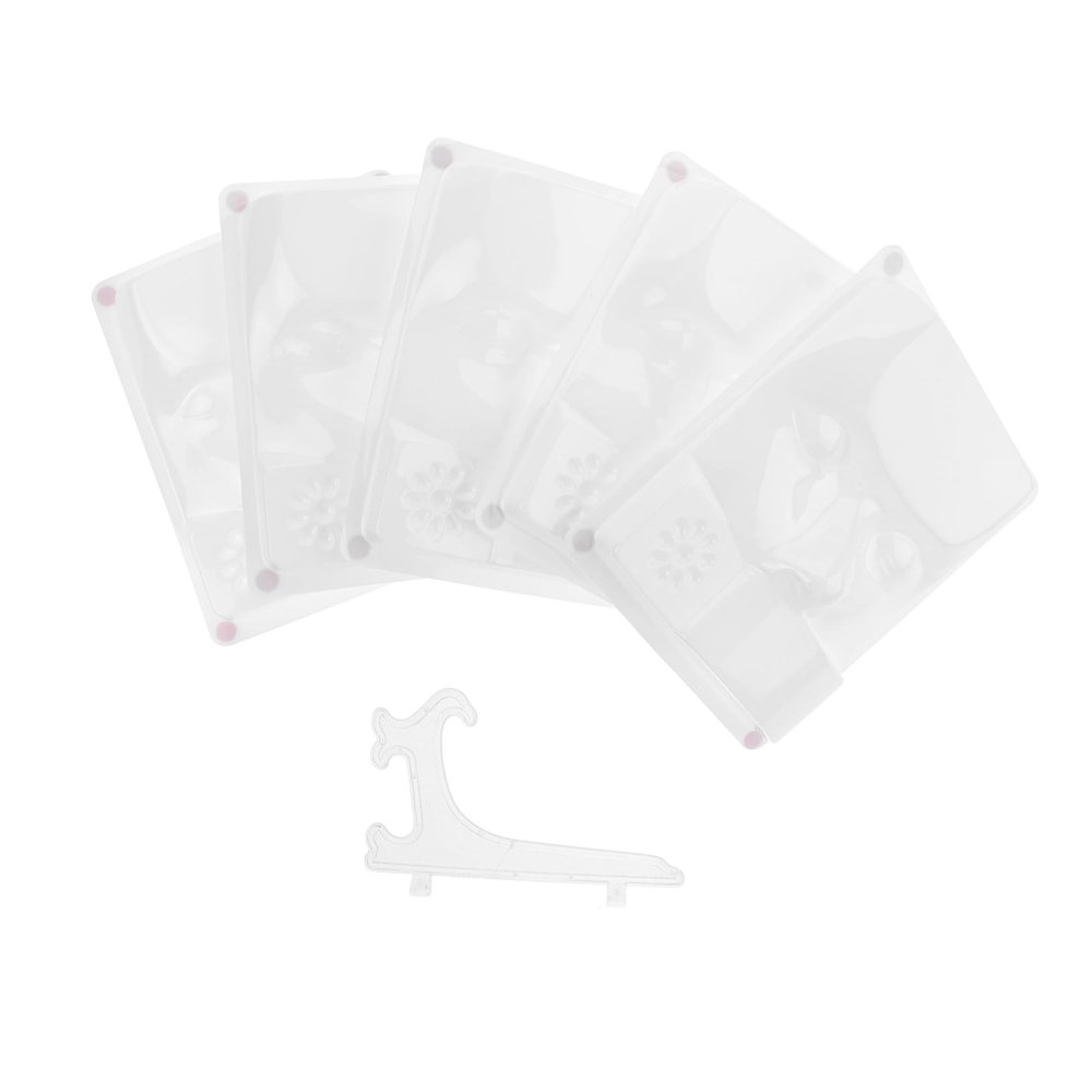 Ipetboom Adjustable-Angle Plastic Eyelash Extension Practice Tray with Stand