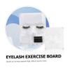 Ipetboom Adjustable-Angle Plastic Eyelash Extension Practice Tray with Stand view 3