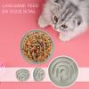 Slow Feeder Dog Bowl, Silicone Puzzle Bowl view 3