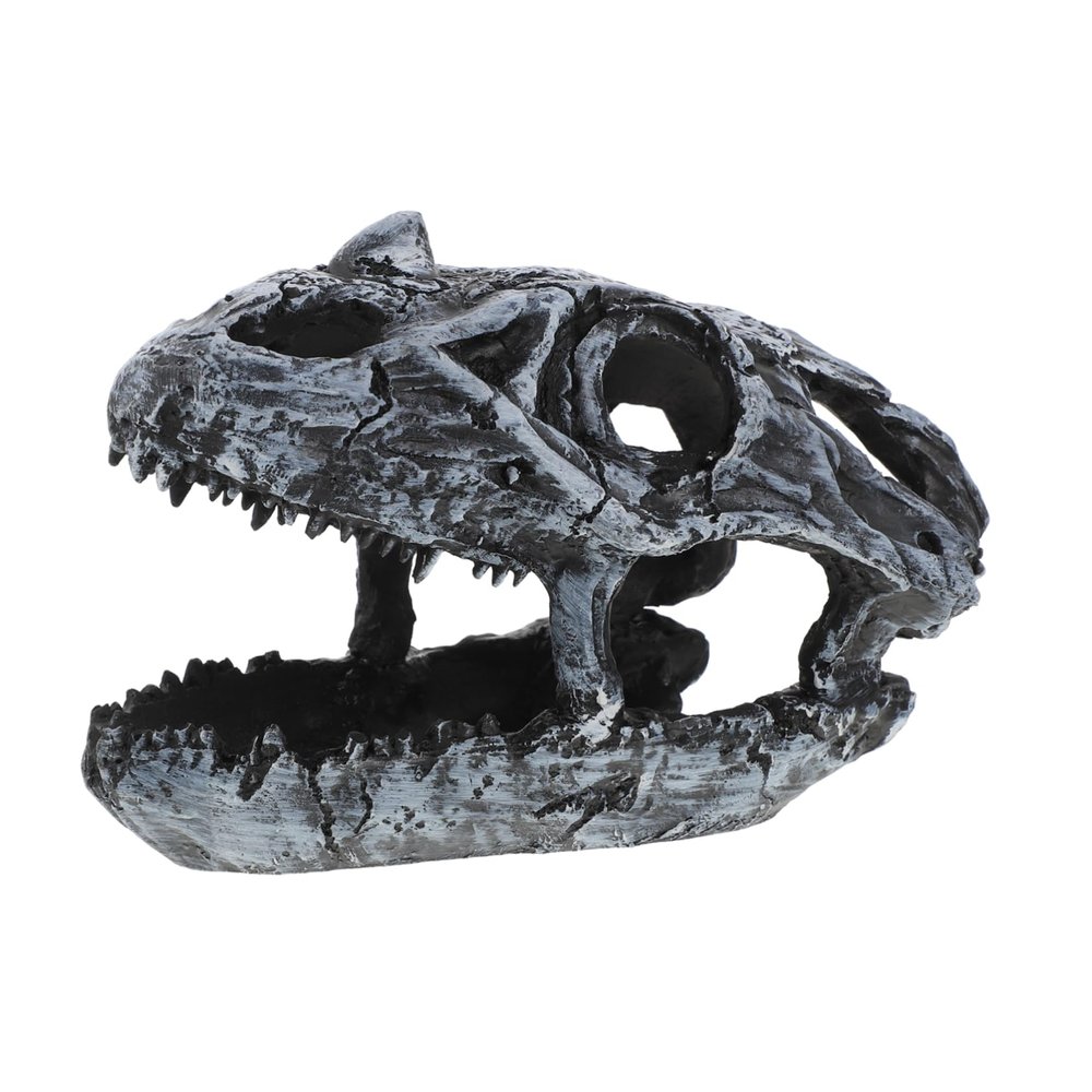 VANZACK Aquarium Dinosaur Skull Resin Decoration and Fish Tank Hideout