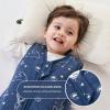 Mosebears Baby Winter Sleeping Bag 2.5 TOG, 100% Cotton, 0–24 Months (Navy Blue, L, 12–18 Months) view 3