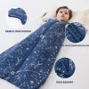 Mosebears Baby Winter Sleeping Bag 2.5 TOG, 100% Cotton, 0–24 Months (Navy Blue, L, 12–18 Months) view 4