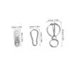 HANABASS Stainless Steel Tie Ring for Horses, Metal Horse Holder Ring for Horse Trailers, Rust-Resistant Steel, Silver view 2
