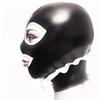WXLPCGO Sexy Latex Mask with Open Mouth and Back Zipper, Unisex, Size L (68 cm) view 2