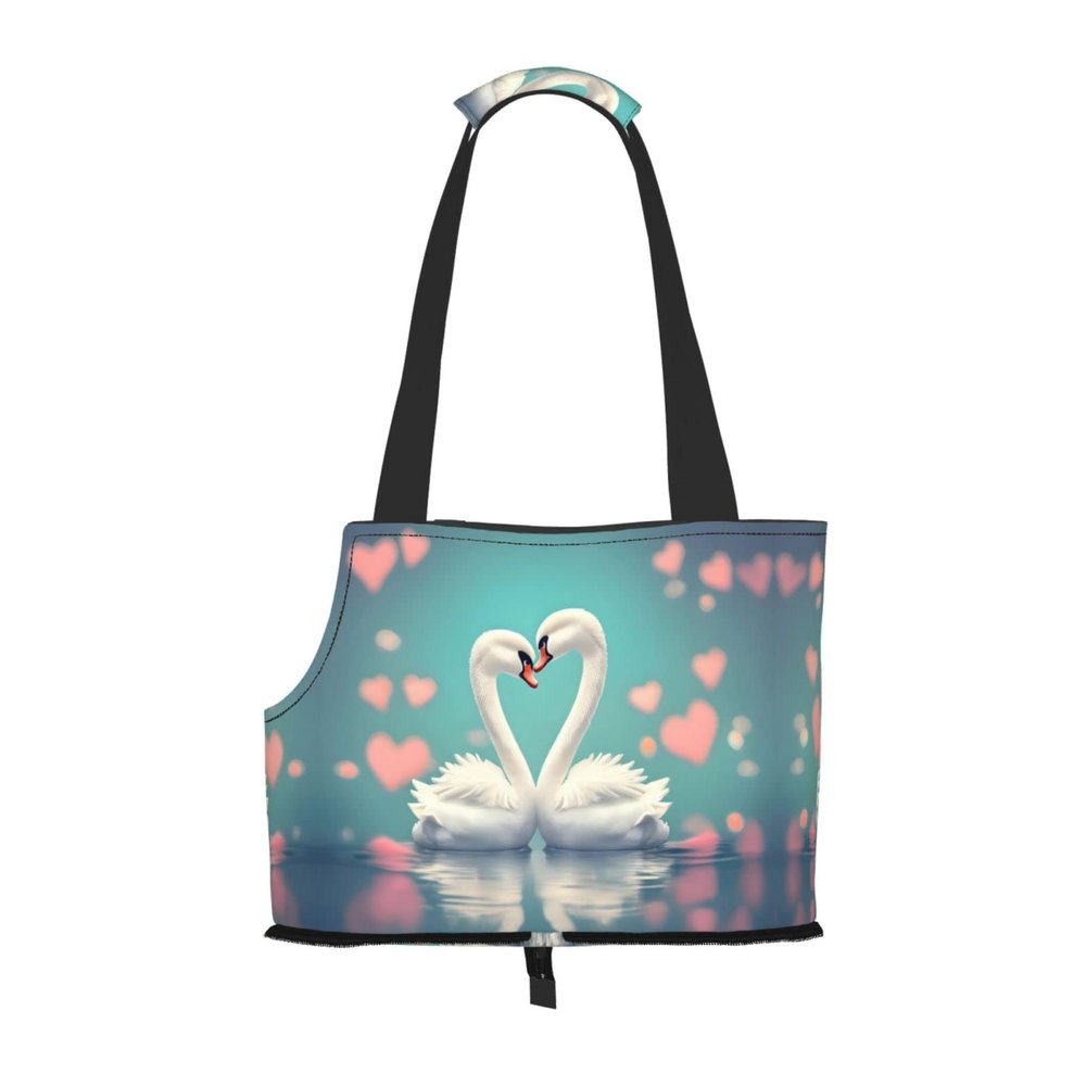 Swan in Love Portable Pet Carrier