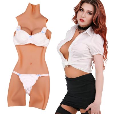 Funxzior Generation 3 Silicone Knee-Length Bodysuit with Privacy Structure