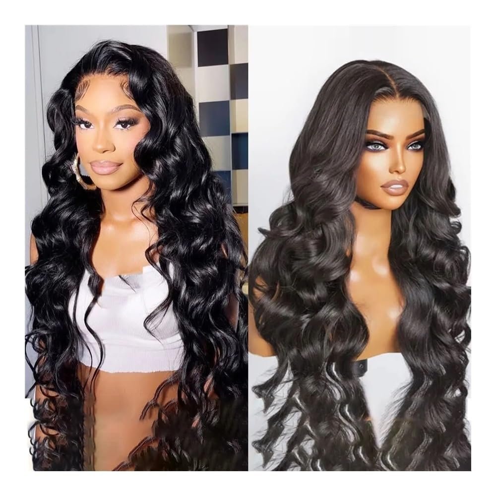 WEYFH Body Wave Lace Front Wig, 13x4/13x6 HD Transparent Lace, Human Hair