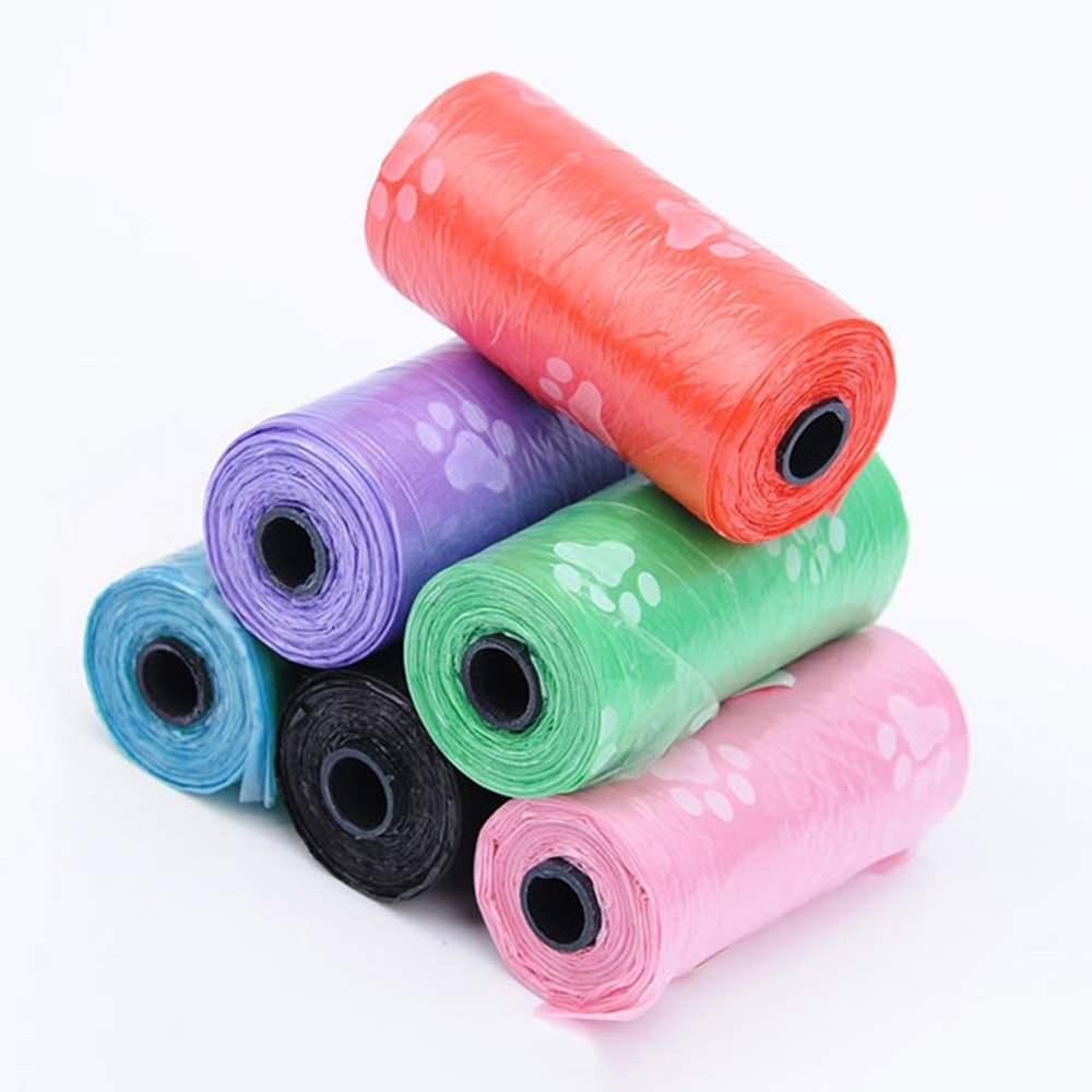 Pet Waste Bags, 15 Count/Roll for Dog and Cat Waste