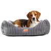 BOUTIQUE ZOO Dog Bed 87 x 78 x 25 cm, Size M, Gray view 1