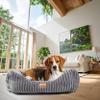 BOUTIQUE ZOO Dog Bed 87 x 78 x 25 cm, Size M, Gray view 2
