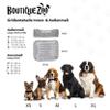 BOUTIQUE ZOO Dog Bed 87 x 78 x 25 cm, Size M, Gray view 3