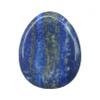Afucats Natural Lapis Lazuli Crystal Thumb Stone, Water Drop Shape, 4.9 x 4.9 cm view 1
