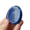 Afucats Natural Lapis Lazuli Crystal Thumb Stone, Water Drop Shape, 4.9 x 4.9 cm view 2