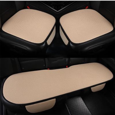DAWANGHAIJUN 3-Piece Car Seat Covers for Ford Fiesta 2011–2017 MK7, Anti-Slip, Breathable