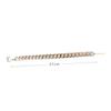 Garnet Fashionable Golden Metal Pet Necklace view 2