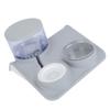 CIYODO Automatic Stainless Steel Water and Food Bowl for Cats and Dogs, Automatic Refill, Bite-Resistant, Hygienic view 1