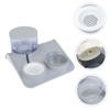 CIYODO Automatic Stainless Steel Water and Food Bowl for Cats and Dogs, Automatic Refill, Bite-Resistant, Hygienic view 4