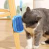 Cat Corner Wall Scratcher with Catnip-Infused Comb Brush view 3