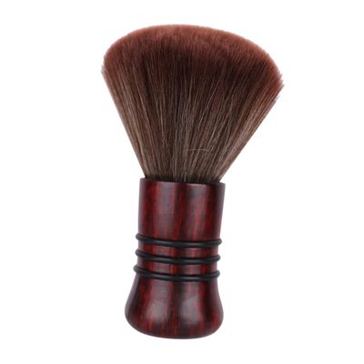 SAFIGLE Barber Brush with Wooden Handle and Soft Solid-Wood Bristles