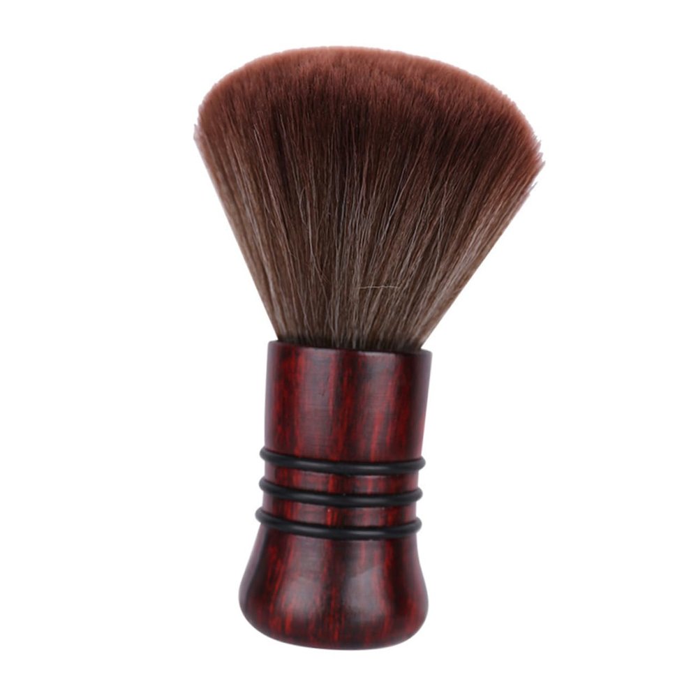 SAFIGLE Barber Brush with Wooden Handle and Soft Solid-Wood Bristles