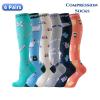 RRYPBOVG Men's Compression Socks for Running, Soccer, Leggings, Unisex Adults, Red, Edition Network (MIX006-74, S–M) view 4